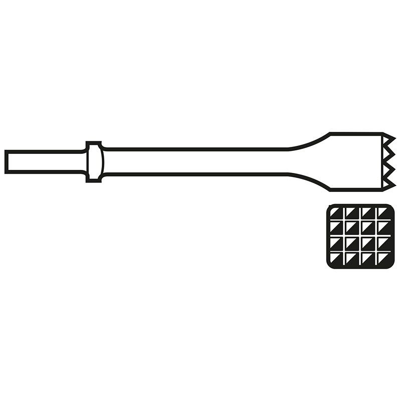 Bushing Chisel - 17.3mm (0.68) Round Shank